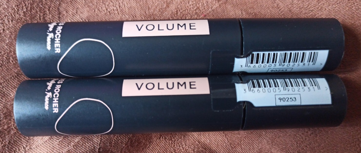 Mascara volume noir Yves Rocher duo 7,8ml avec brosse haute définition cils denses