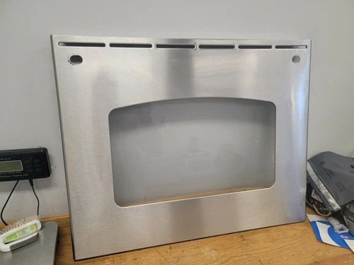 GE Range Outer Door Glass Stainless Light scratching WB56T10185