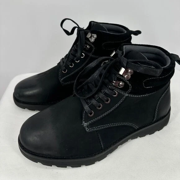 English Laundry Men Grundy Sneaker Boots 9.5 Black Suede NWT Chukka Combat Lace English Laundry Men main image 2