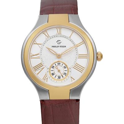 Philip Stein Signature 35mm Silver Dial Ladies Quartz Watch 41TG