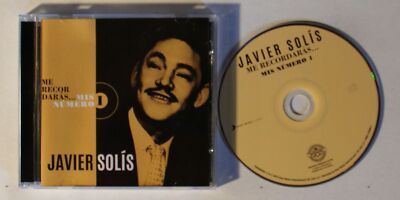 Javier Solis Me Recordarás.. Mis Número 1 US CD 2016 Latin Bolero Ranchera