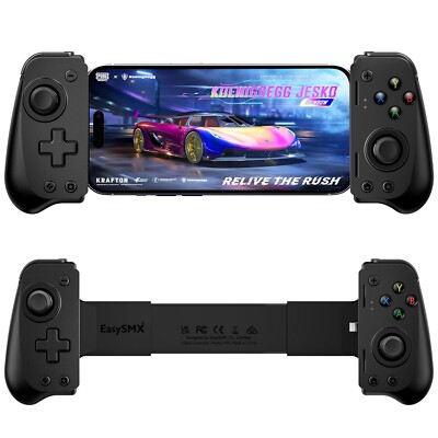 EasySMX M10 Game Controller for iPhones Hall Effect Joystick Lightning Port with