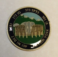 Misawa Security Operations Center MSOC SIGINT NSA NAVSECGRU Navy Challenge Coin