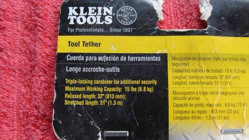 Klein Tools, Tool Tether, keep you from dropping tools - Picture 2 of 3