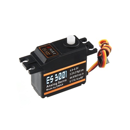4pcs EMAX ES3001 Mini Digital Servo For RC Helicopter&Boat& Car Toys Black - Picture 10 of 13