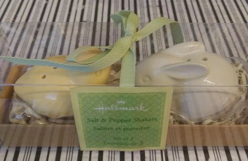 Saleros y pimienta Hallmark conejo y pollo Pascua - Imagen 2 de 4