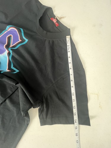 MITCHELL & NESS Women’s Utah Jazz Oversized T Shirt Size Medium NWT Black - Picture 7 of 7