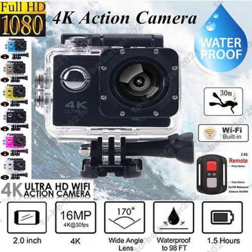 2 Inch Waterproof Bike Motor Cycle Action Helmet Sports Camera DV Cam HD 1080P