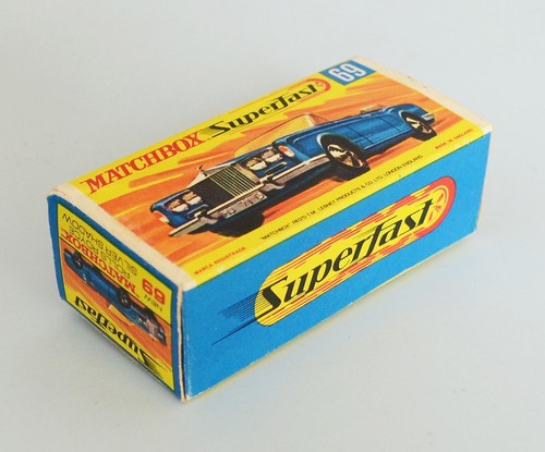 Matchbox Superfast #69 Rolls-Royce Silver Shadow Coupe, YELLOW BASE, Rare - Foto 5 di 7