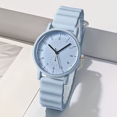 Fashion Adorable Quartz Watch Macaroon Color Featuring Casual Round Analog Gift