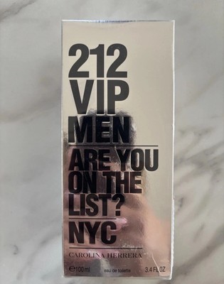 212 VIP Men ARE YOU ON THE LIST NEW York 3.4 Limited Edition Original Brand New