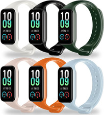 3-6 Pack Repalcement Bands Compatible with Amazfit Band 7, Sporty Soft TPU Strap