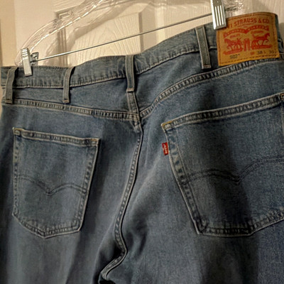 Levi s Men s 500 Series Slim Fit Tapered Light Wash Blue Denim Jeans
