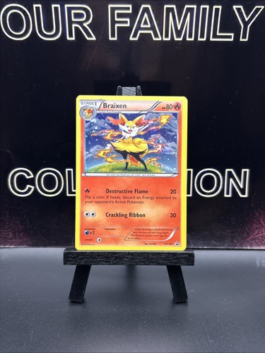 Pokemon XY Black Star Promo XY161 Braixen Holo LP
