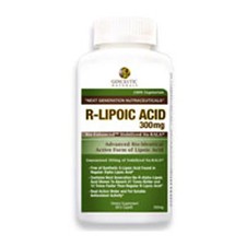 Natural R-Lipoic Acid 60 Caps 300 Mg