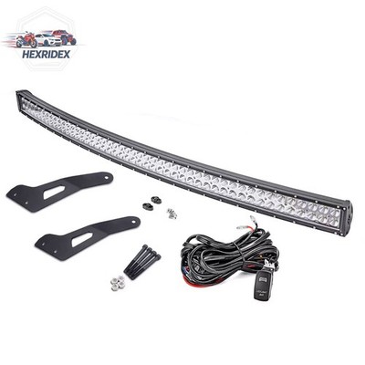 Curved 52'' LED Light Bar Upper Roof Brackets Fits Can-am Maverick X3 DS RS MAX