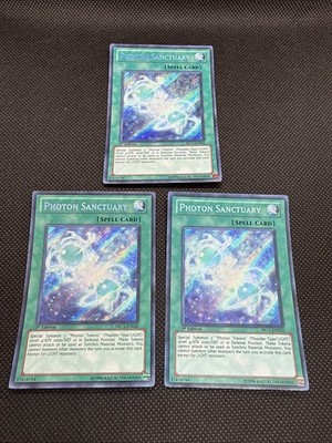 Yugioh Photon Sanctuary PRC1-EN022 Secret Rare 1st Ed NM x3