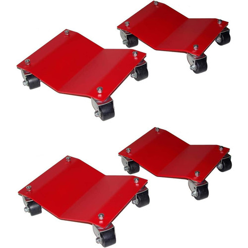 Auto Dolly M998035 Car Dollies, 12 x 16 in, 10, 000 lb, PK4