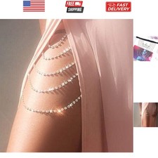 Leg Jewelry Thigh Rhinstone Garter Belt Body Chain for Women