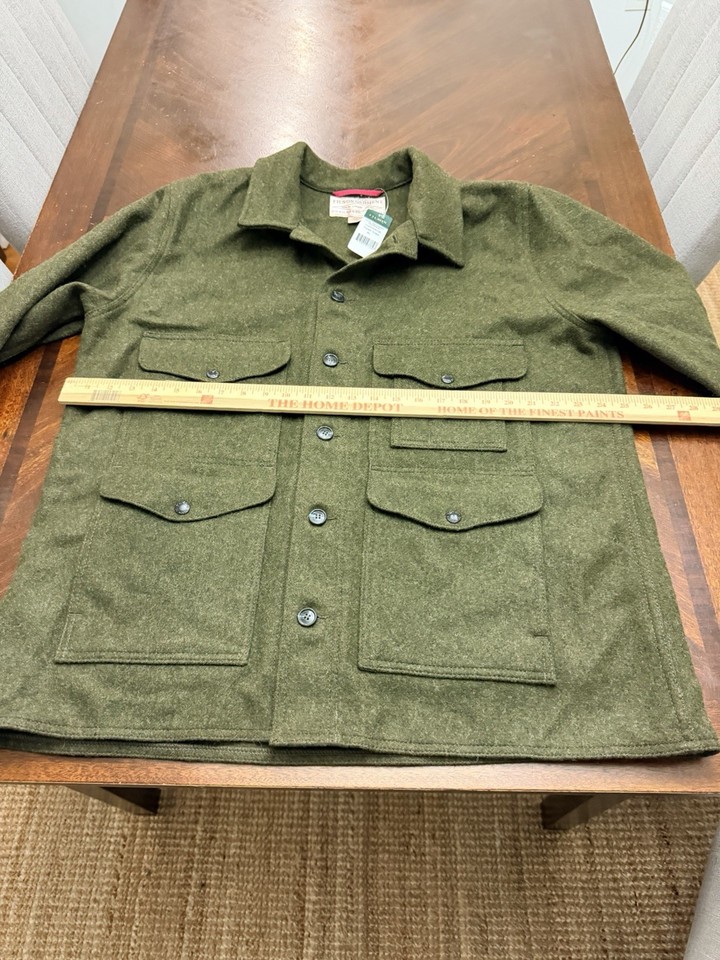 Old Filson Vintage Filson Mackinaw Wool Cruiser SF Green Size XL | eBay