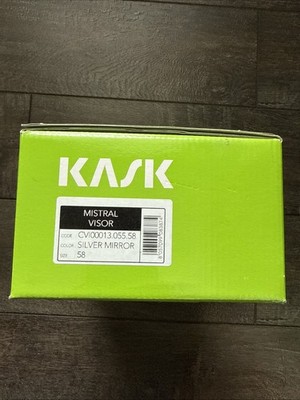 New KASK Mistral Visor Silver Mirror Size 58 | eBay