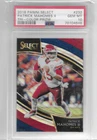2018 Select Patrick Mahomes II Tri Color Prizm Field Level 34/99 PSA 10 SP