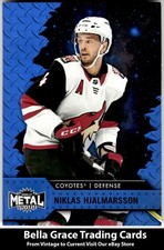 2020-21 SkyBox Metal Universe Niklas Hjalmarsson #17 Coyotes Spectrum Blue