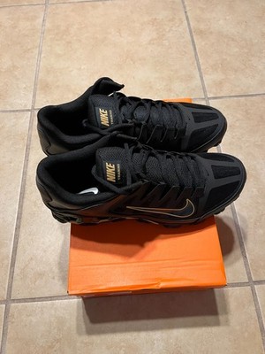 Nike Reax 8 TR Mesh Black Metallic Gold Sneakers Shoes Men s Size 13 621716-020