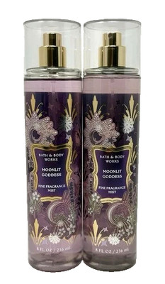 2 NEW Bath & Body Works Moonlit Goddess Fine Fragrance Body Mist 8 fl oz