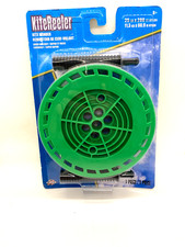 Kite Reeler Winder Green 25 LB 200 FT Age 8 Instructions Quick and Easy, NIP