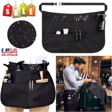 Apron with 5 Pockets, Waterproof & Bleach-proof Hair Stylist Apron for Men Women