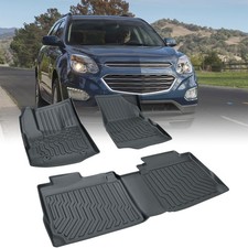 Floor Mats 2 Row Liner For 2010-2017 Chevy Equinoxgmc Terrain Tpe All-weather Floor Mats 2 Row Liner For 2010-2017 Chevy Equinoxgmc Terrain Tpe All-weather