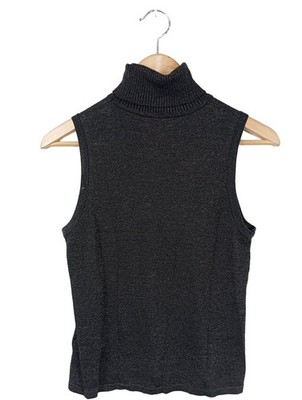 MINUS Feinstrickpullunder Damen Pullunder Gr. DE 36 schwarz Casual-Look