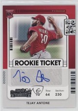 2021 Panini Contenders Rookie Ticket 2 Tejay Antone #198 Auto 13c1