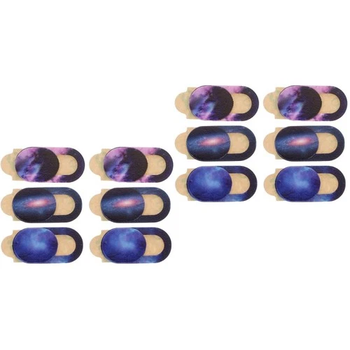 12 Stück Kreative Webcam-Datenschutz-Shutter-Linsenkappenhauben Linsen