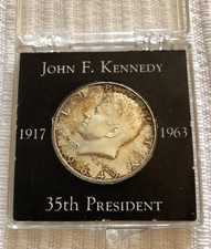 Moneta argento da 1/2 Dollaro USA, John Fitzgerald Kennedy 1964. 