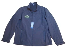 Weatherproof Black Polyester Jacket Men 2XLT Soft Shell F31289TBUR WPL 11590 NWT