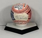 Juan Marichal Signed ONL Baseball, VCBC SuperStats, Hand Painted, JSA, HOF, SFG
