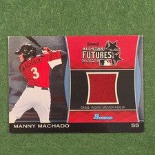 Topps 2011 Bowman Draft Futures Game Relics Manny Machado FGR-MM Orioles