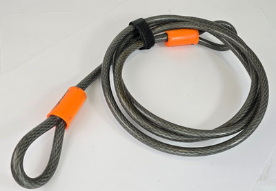 Kryptonite Kryptoflex - 7 Fuß geflochtenes Stahl Fahrrad Kabelschloss - 10 mm Radsicherung