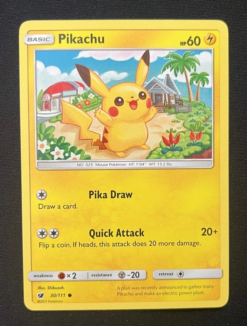 Pikachu 30/111 Sm-Crimson Invasion Regular