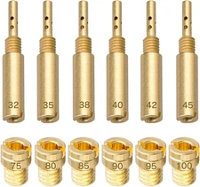 Main Jet Pilot Jet Set Keihin Jetsetmoto Round/Small (5X6.7) 12pcs Keihin PCΦ20