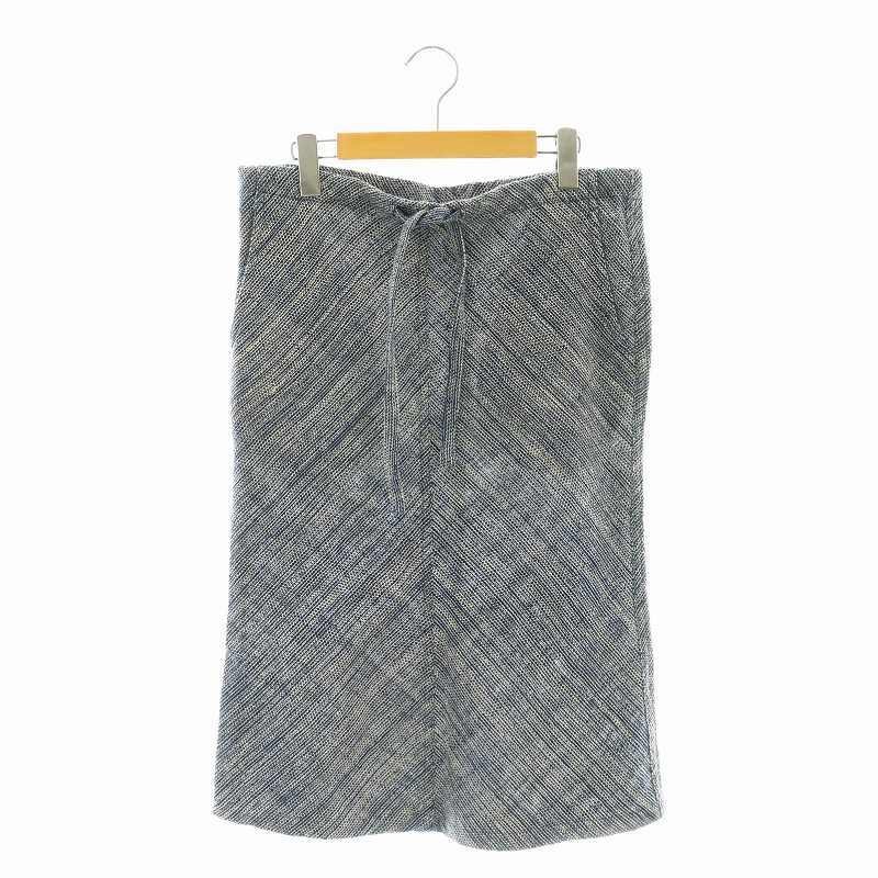 Usaato Navy Long Skirt Womens Tight Fit Casual Stylish Midi