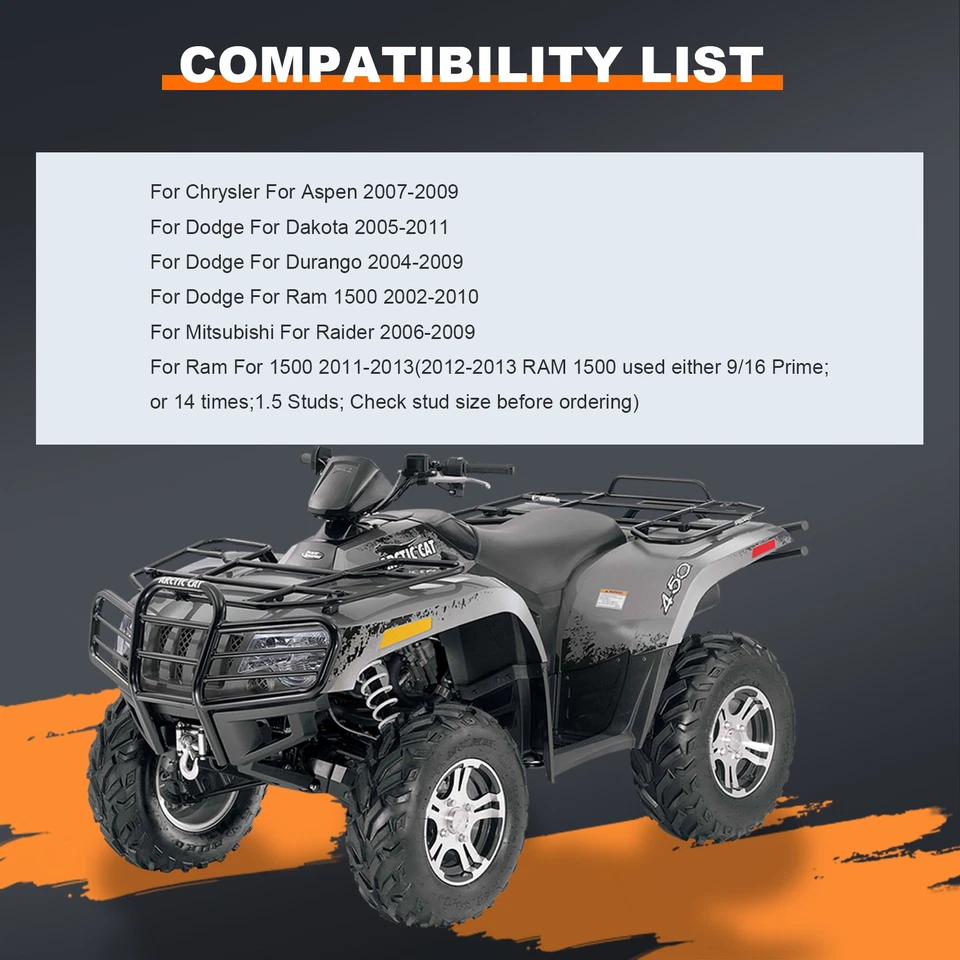 4 piezas espaciadores de rueda gruesos 9/16"x18 5x5,5 para Mitsubishi Raider 2006-2009 2 pulgadas Foto 2 de 4