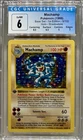 1999 Pokemon 1st Ed Shadowless Base Set - Machamp 8/102 Holo Rare - CGC 6 Ex/NM