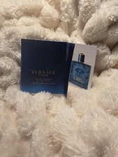 Versace Eros Eau De Toilette .03oz 1ml CARDED SAMPLE FOR MEN New