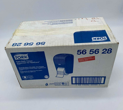 Tork Model T11 Twin Bath Tissue Dispenser for OptiCore, Vertical Orient, NEW!