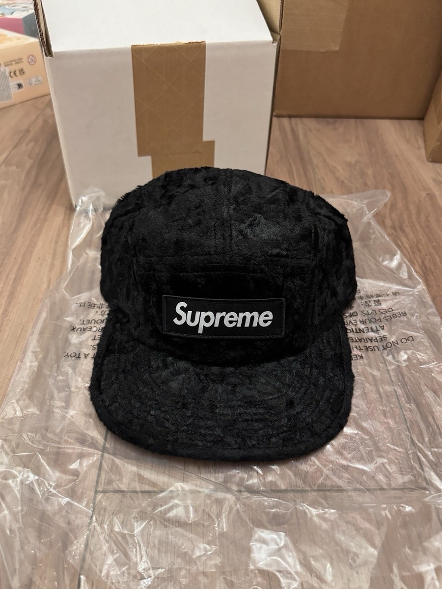 SUPREME x GOODENOUGH 2025 SS25 Crushed Rayon Pile Camp Cap