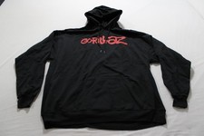 Gorillaz Unisex Adult's Brushed Font Pullover Hoodie JL3 Black Size XL