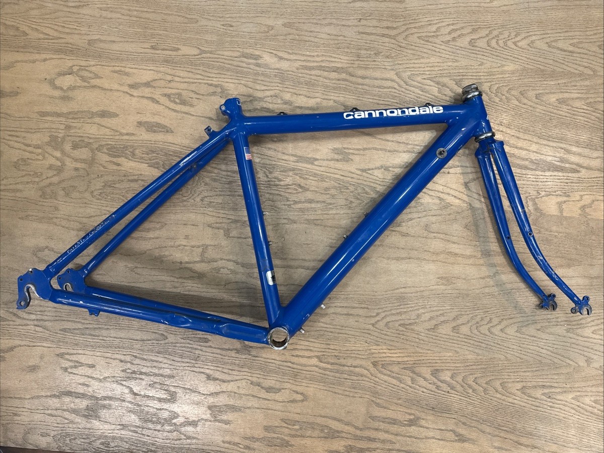 Cannondale Road Touring Bike Frameset Blue Made In USA ST400 19